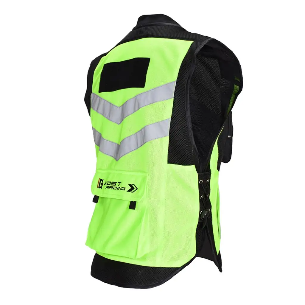 Светоотражающий Жилет для мотоцикла Hi Vis 1 шт. Регулируемый жилет путешествий