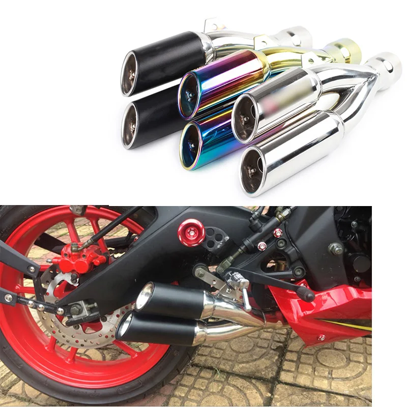 

51MM Universal Motorcycle Exhaust Pipe Muffler Escape Moto For Benelli600 400 502C Ninja250 R1 R3 R25 Tmax500 530 AK09