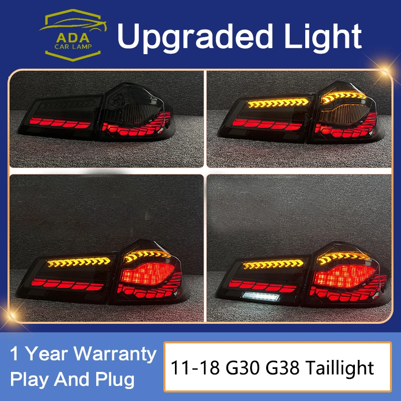 

For G30 G38 5 Series 2018-2022 LED Taillights M5 525i 530i Fog Lamp Dynamic Turn Signal Reversing And Brake Upgrade
