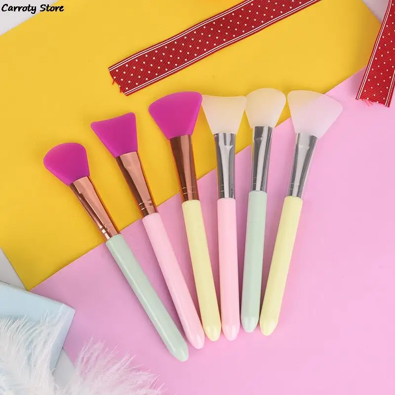 

Силиконовая маска для лица, 1 шт., кисти для макияжа, уход за кожей лица, смешивание грязи, кисти для макияжа, Мягкие Кисти