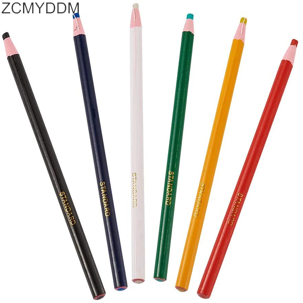 

ZCMYDDM 1/6PCS Cut-free Sewing Tailor's Chalk Pencils Chalk Fabric Marker Pen for Patchwork Garment Accessory DIY Sewing Tools
