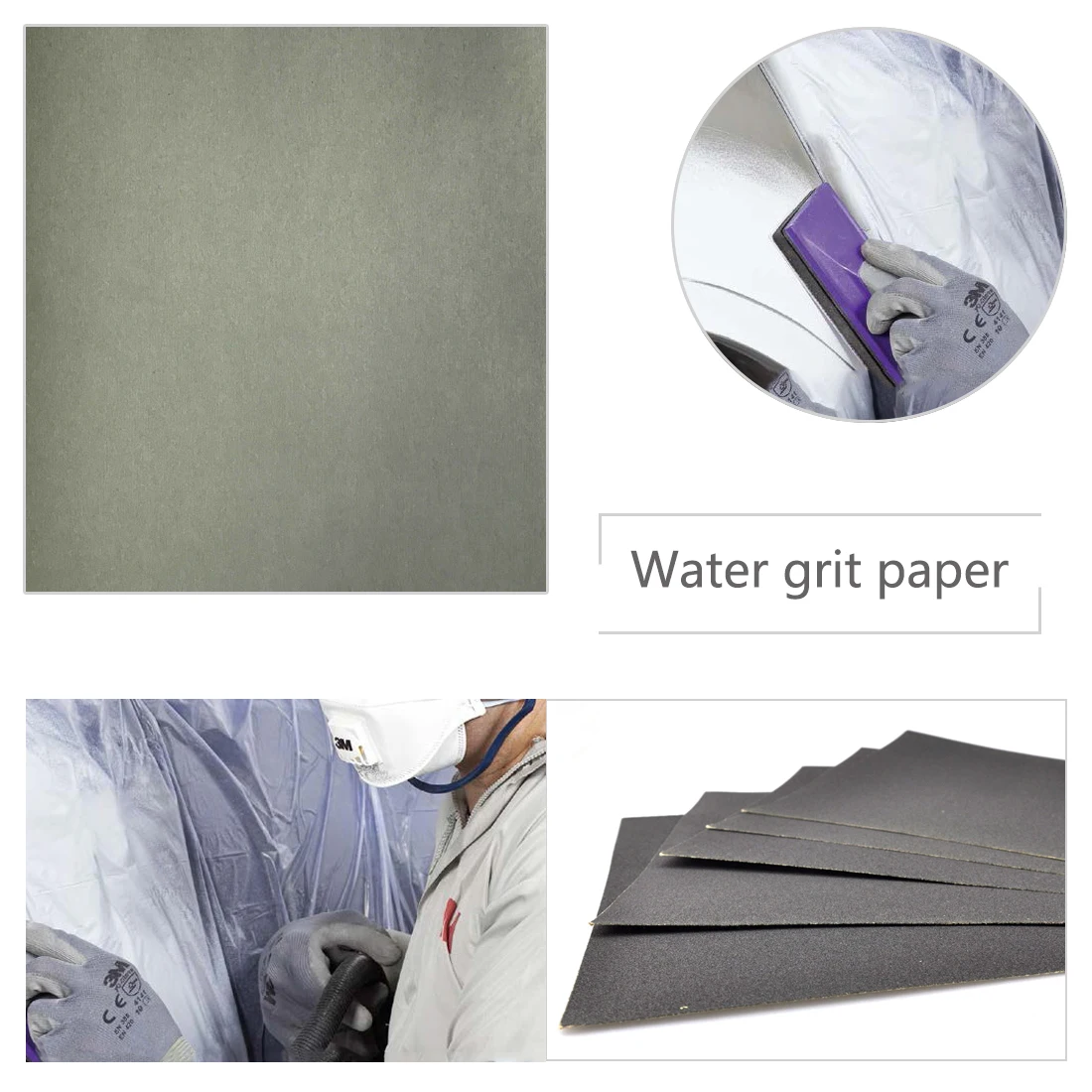

Sandpaper Paper Sheets Grit 80-2000 Wet/Dry Polishing Sanding Abrasive Surface Finishing Made for Amber/ Bodhi/ Carpentry