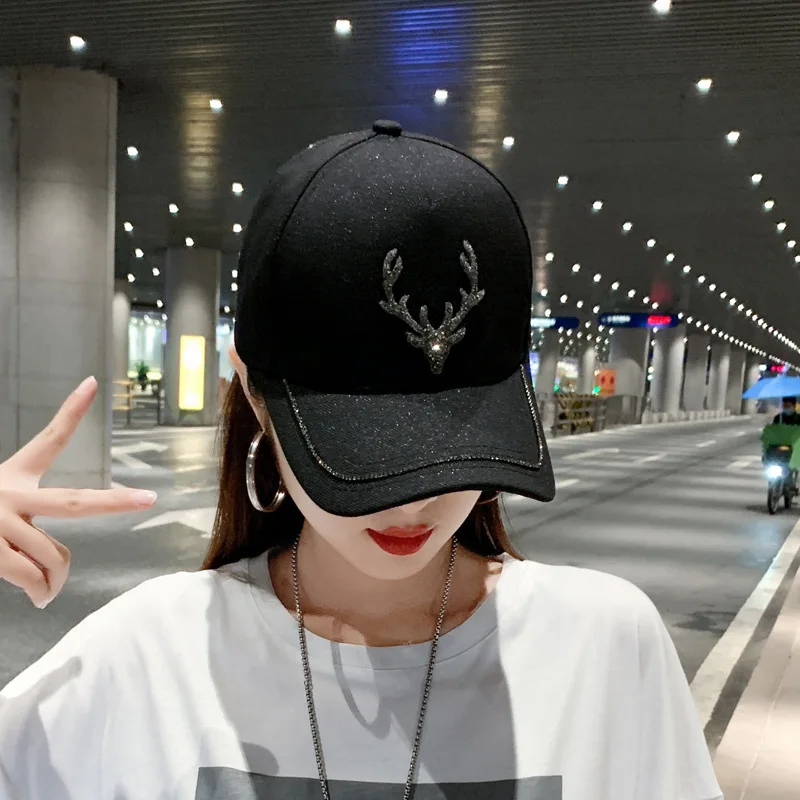 Fashionable All-Match Peaked Cap Men's and Women's Hats Fashionable Spring and Summer Sun-Proof Sun Hat with Brick Baseball Cap