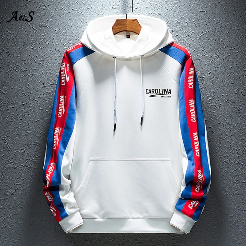 2019 Весна Осень Хип хоп Повседневная Толстовка с капюшоном для скейтборда мужские