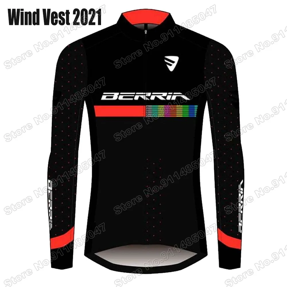 Велосипедная Джерси ветрозащитный жилет Berria Team 2022 велосипедная куртка