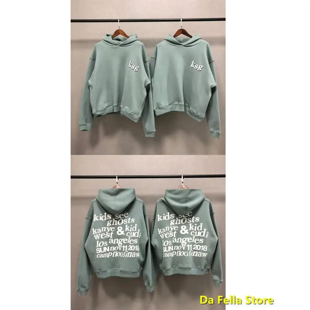 

CPFM XYZ Ksg Hoodie 2020 Men Women KIDS SEE Ghost Hoodies Ksg Logo 3D print KANYE WEST Kid cudi Pullovers Oversize Sweatshirts