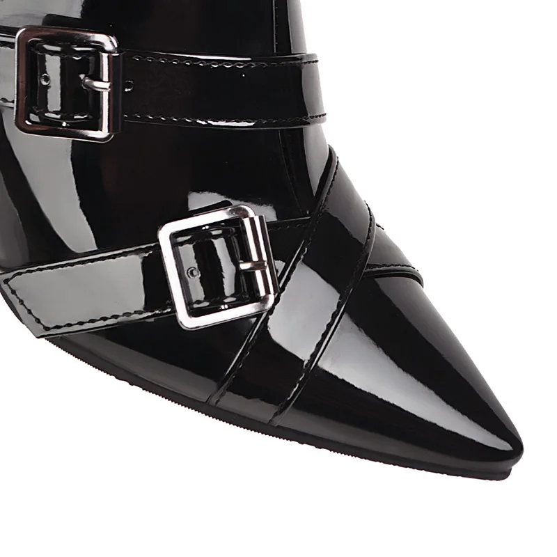 Женские ботильоны с металлической пряжкой Taoffen повседневные зимние офисные