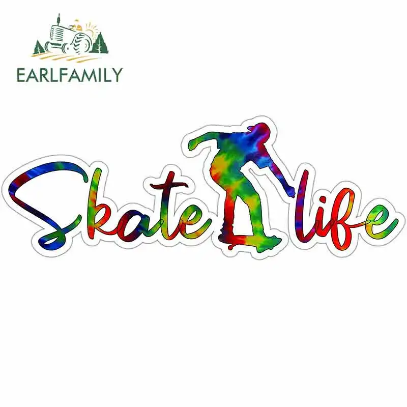 EARLFAMILY 13 см x 4 5 для катания на коньках жизнь настольная тонкой наклейка граффити