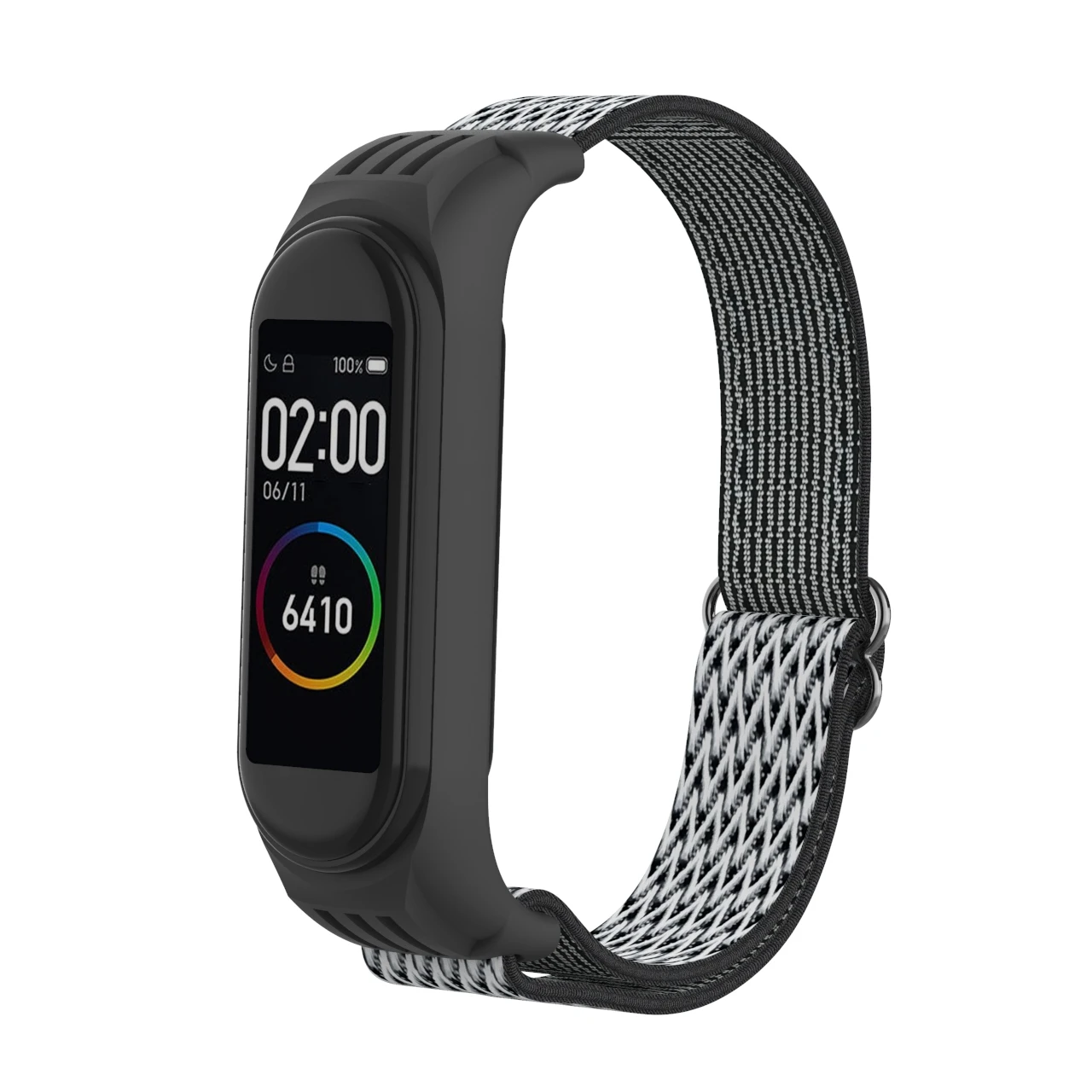 Nylon Strap For XiaoMi Mi Band 3 4 5 6 Adjustable Elastic braided Wristband For XiaoMi mi band 6 Bracelet replacement watch band