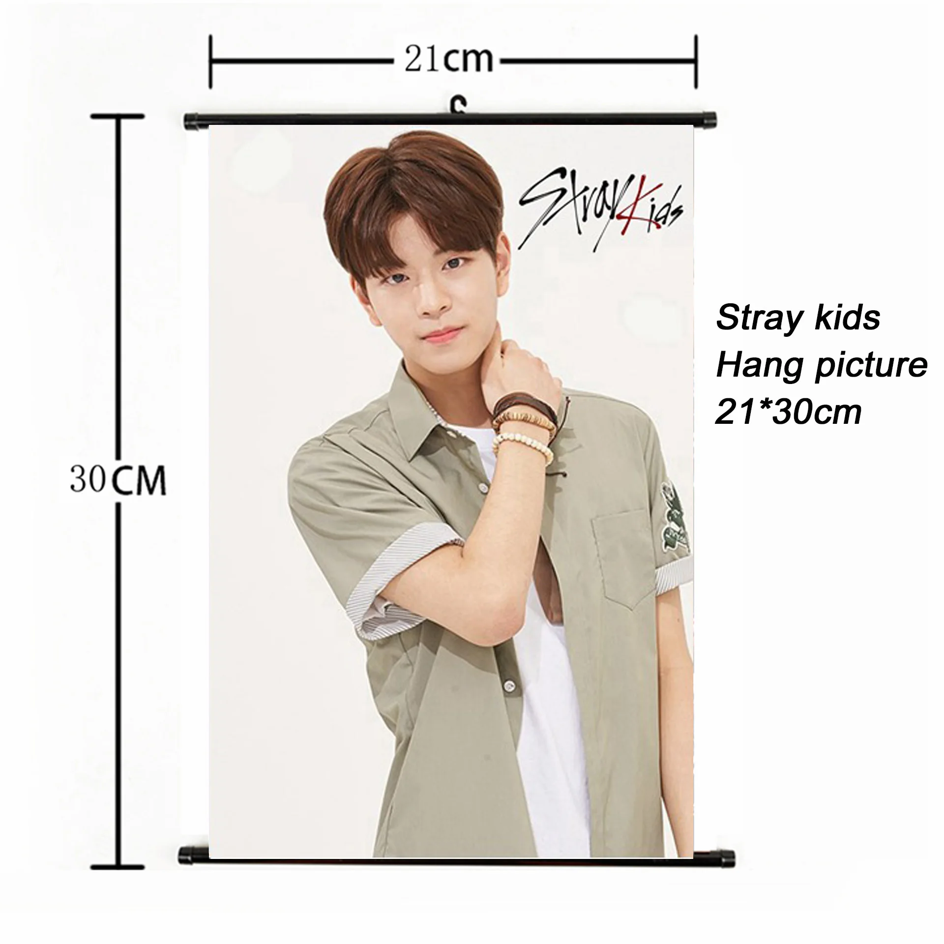 SKD00851 Модный Kpop Stray Kids повесить paintng 21*30 см плакат страй дети подписи альбом Фотокарта плакат вентиляторы коллекция Канцелярский набор - Цвет: SKD00851