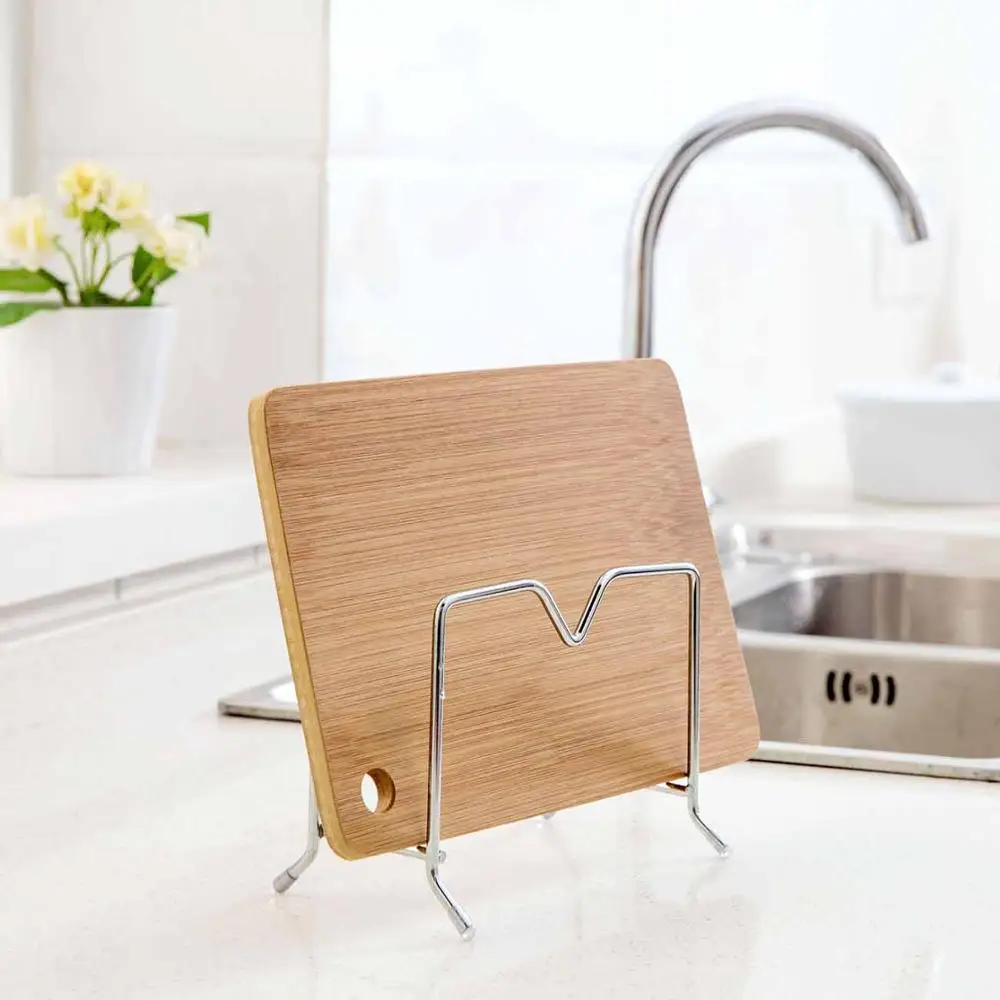 1 шт. подставка из нержавеющей стали доска для резки кастрюль с крышкой держатель