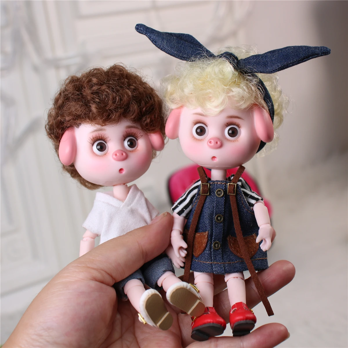 DBS Dream Fairy 1/12 BJD DODO DOLL Pigies toy clothes shoes 14cm mini doll joint body ob11 Cute anime doll