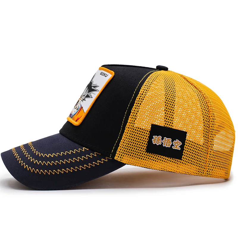 Лидер продаж новая бейсбольная кепка с вышитыми животными аниме милая вышитая