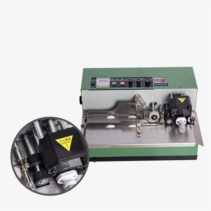 

Automatic Ink Wheel Marking Machine Production Date Serial Number Food Plastic Film Bag Package Colored Printing Coding Machine