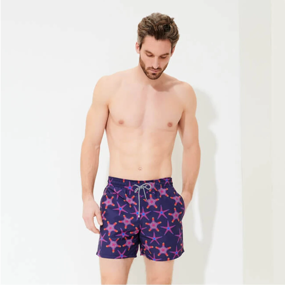 

Vilebre MEN SWIMWEAR HERRINGBONES TURTLES Newest Summer Casual Shorts Men Fashion Style Mens Shorts bermuda beach Shorts quin567