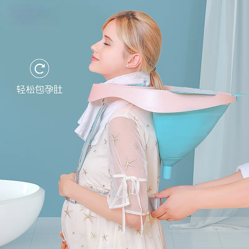 

Adult and child universal upside-down household adult confinement shampoo for pregnant women baby bath