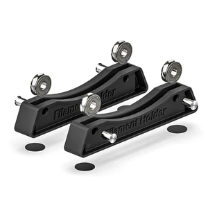 2 pcs filament spool holder with bearing wear resistance 3d printer filament spool fixing racks 3d printing materials supplies free global shipping
