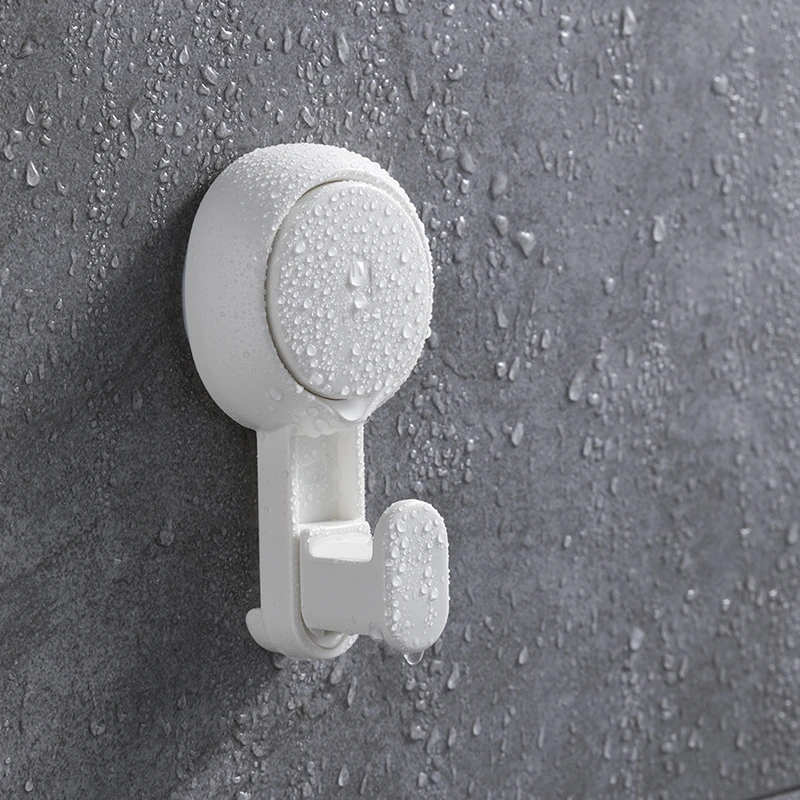 

Multi-purpose Vacuum Suction Cup Hook Can bear 5 kg TPR+ABS material 6.4*4.5*11.5cm U.S. warehouse shipment