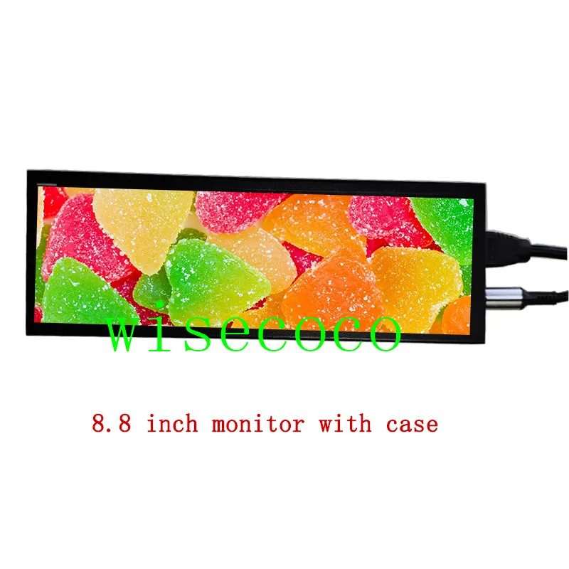 8.8 Inch 1920*480 HSD088IPW1 Capactive Touch Long Strip Monitor Sub Display Case Second Aida64 Display CPU GPU