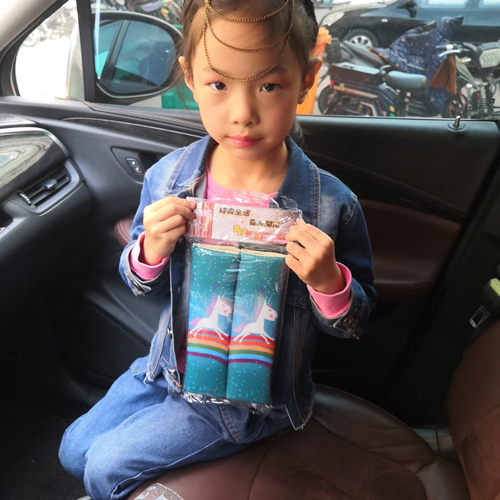 1 Pair/2pieces cute Cartoon Car Sefety Seat Belt cover Cushion Neck Pillow Vehicle Seatbelt Strap Harness Head Pad Cover | Автомобили и