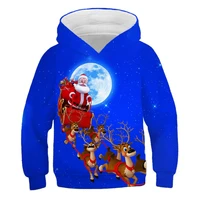 2021 fashion christmas childrens hoodie christmas clothes boys girls clothing sweater childrens clothing tops tee