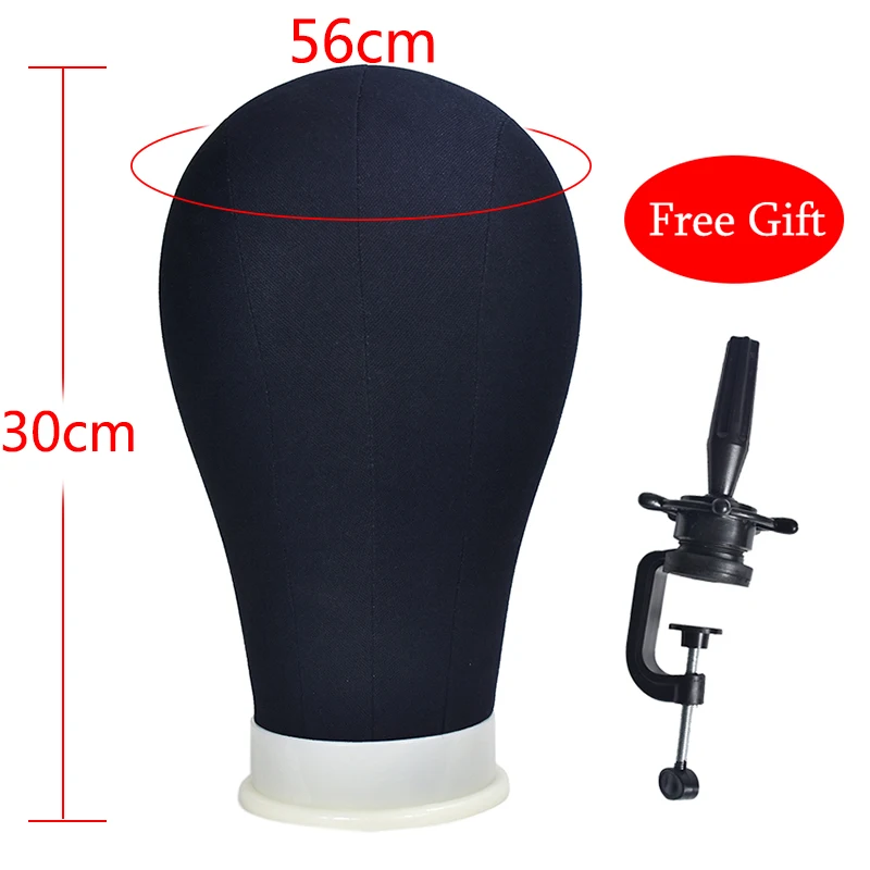 Голова манекена из холщового блока модель для наращивания волос парик с