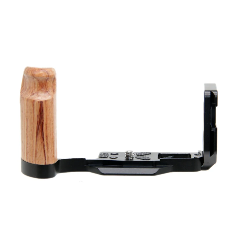 

Быстросъемная пластина-держатель с деревянной ручкой, защитная ручка-кронштейн, QR-доска для Fuji E-M10IV E-M10 IV