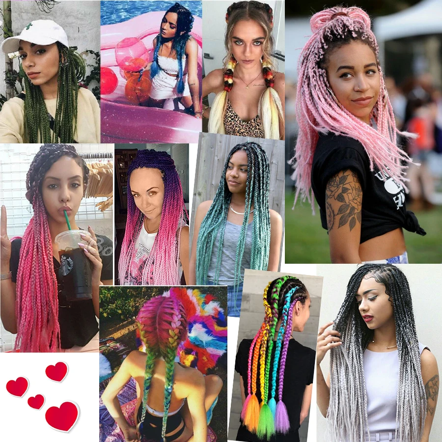 XCCOCO Easy Braid 23 дюйма вязаные косы для выражения кос 80 г синтетические косы| |