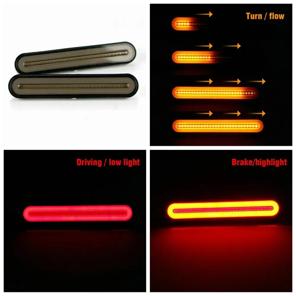 2 шт. задний фонарь грузовик светильник светодиодный тормоз прицепа