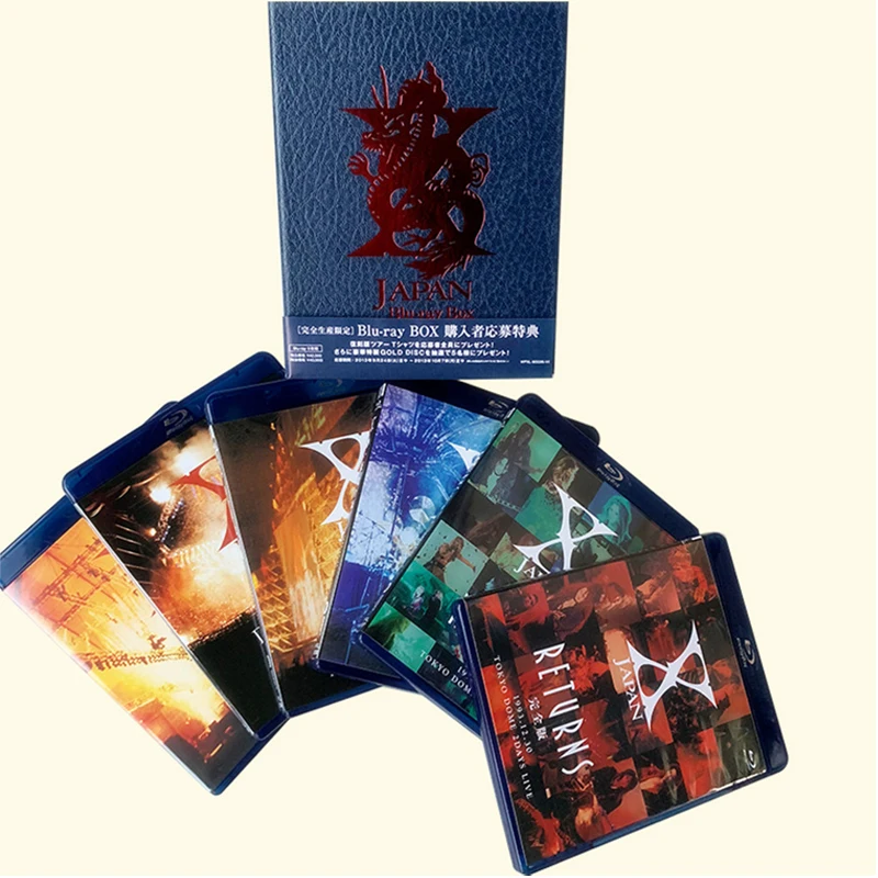 

Новая герметичная версия X JAPAN Blu-Ray 6CD светильник Disk Factory высокого качества