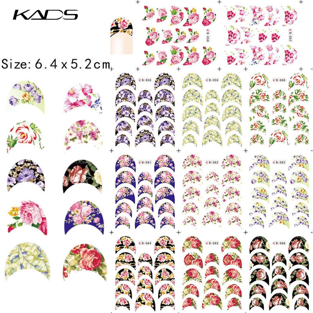 Наклейки для ногтей KADS наклейка французского маникюра переводные наклейки