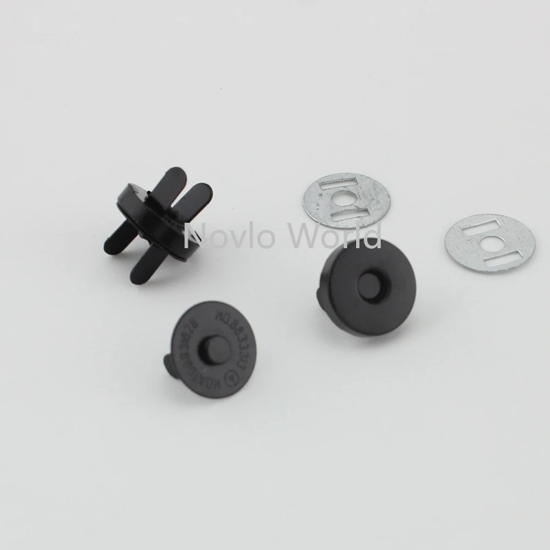 

10 pieces test,Black color 14X3mm magnetic button for purse,Magnetic snap fasteners clasps buttons handbag purse wallet craft