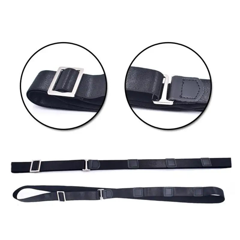 

3*120cm Anti-slip And Anti-wrinkle Bandage Universal Adjustable Elastic Shirt Holder Suspenders Garter For Men Women