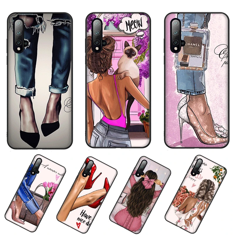 Силиконовый чехол для Huawei Honor 6A 7A 3 ГБ Pro 7C 7X 8Lite 8A 8X 8C 9 Lite 9X | Мобильные телефоны и