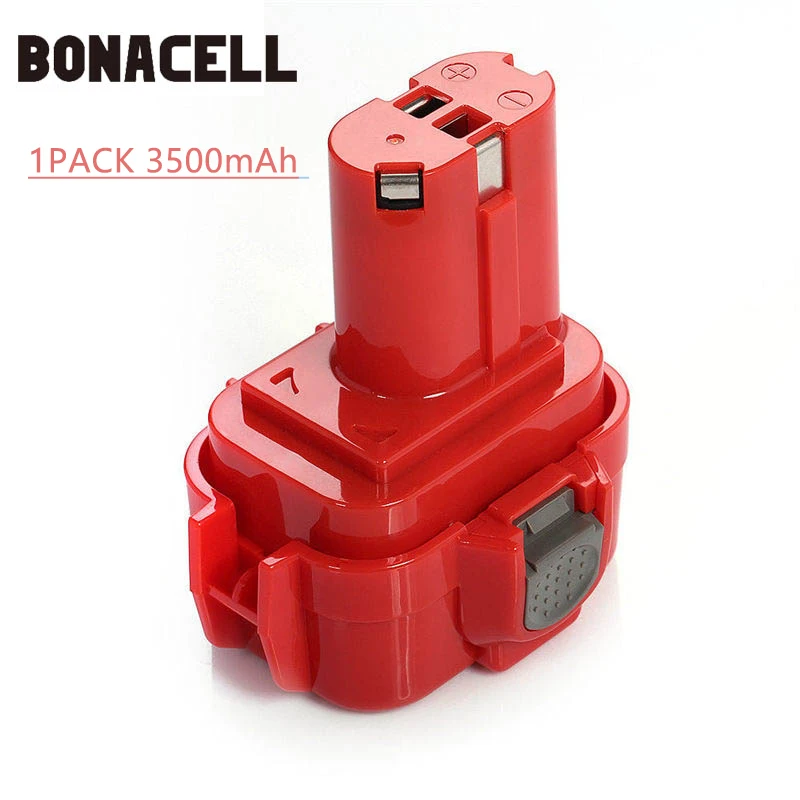 1PACK 3.5Ah Bonadget 3500mAh 9,6 V ni-mh аккумуляторная батарея электроинструмента для Makita PA09 9120 9122 6207D 192595-8,192596-6 L30 - Цвет: 1PACK 3.5Ah