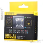 Nitecore NU05 LE, красный, зеленый, синий, белый, 4x светодиодов, встроенный литий-ионный аккумулятор, USB-кабель, перезаряжаемый мини-сигнальная фара для спорта на открытом воздухе