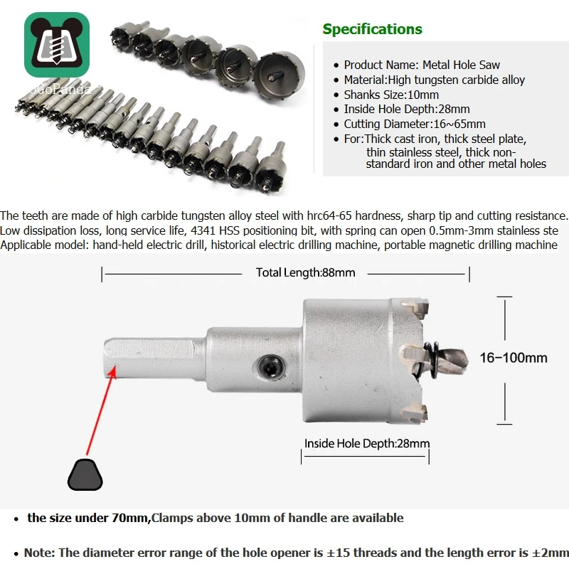 Сверло отверстие по металлу коронка для стального металлического сплава