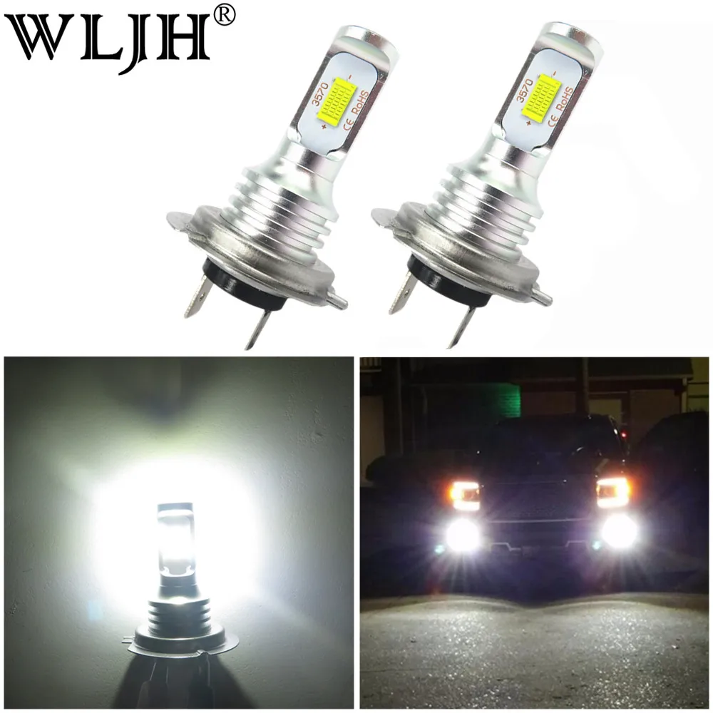 WLJH 2x Canbus 6000k белый 2004 лм H7 светильник фара c' ree Автомобильная авто Dip фасветильник