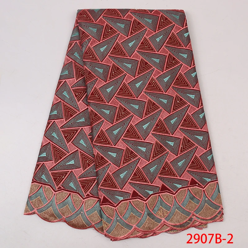 Новый стиль 2019 нигерийская кружевная ткань сухая высокое качество хлопок