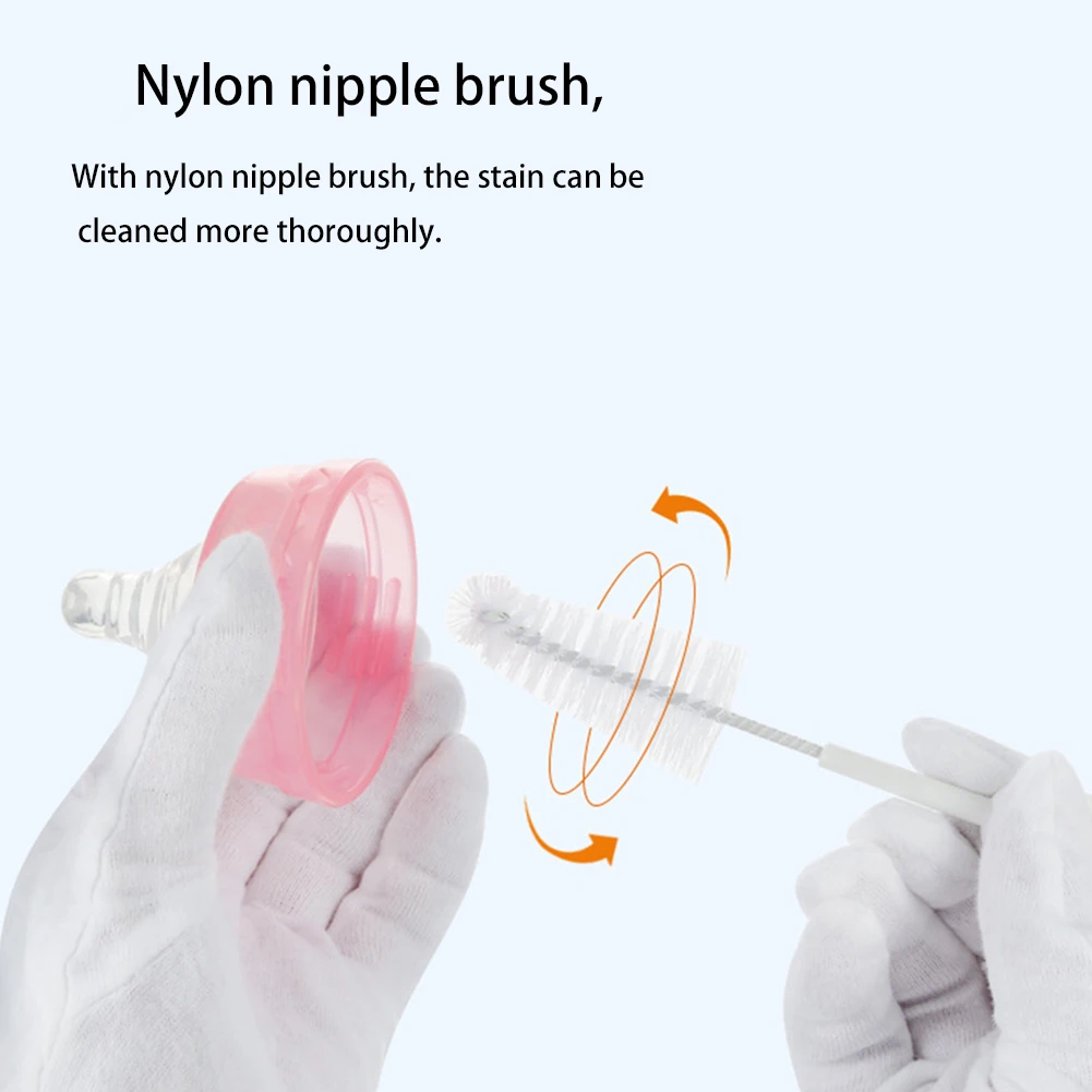 5 шт. 360 вращения для бутылки из под молока кисти кормления соломы чистки