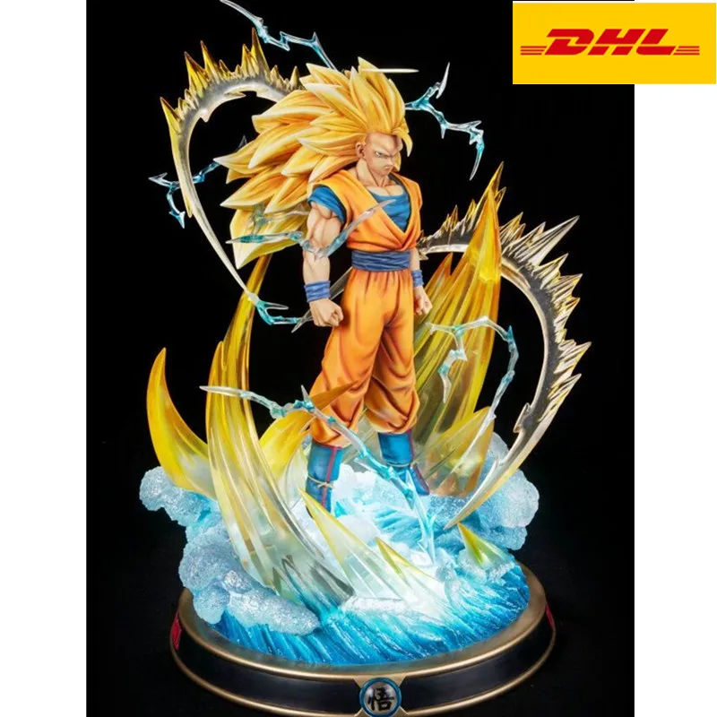

20" FC Anime Statue Kakarotto Bust With LED Light Full-Length Portrait 1/6 Scale Original GK Action Figure Toy BOX 50CM X2076