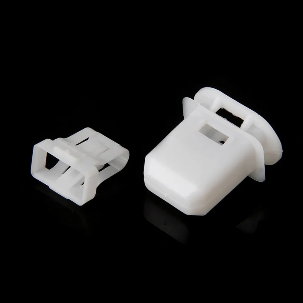

2 PCS Car Fastener Nut Clips White For Car Rear Seat Locking Fixing Mount For Toyota High Quality Car Accessories
