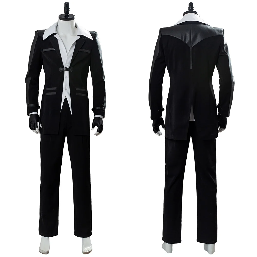 Final Fantasy 7 Reno Costume FF Cosplay Uniform Remake Jacket Pants Suit Halloween Carnival Men Women clothes | Тематическая одежда