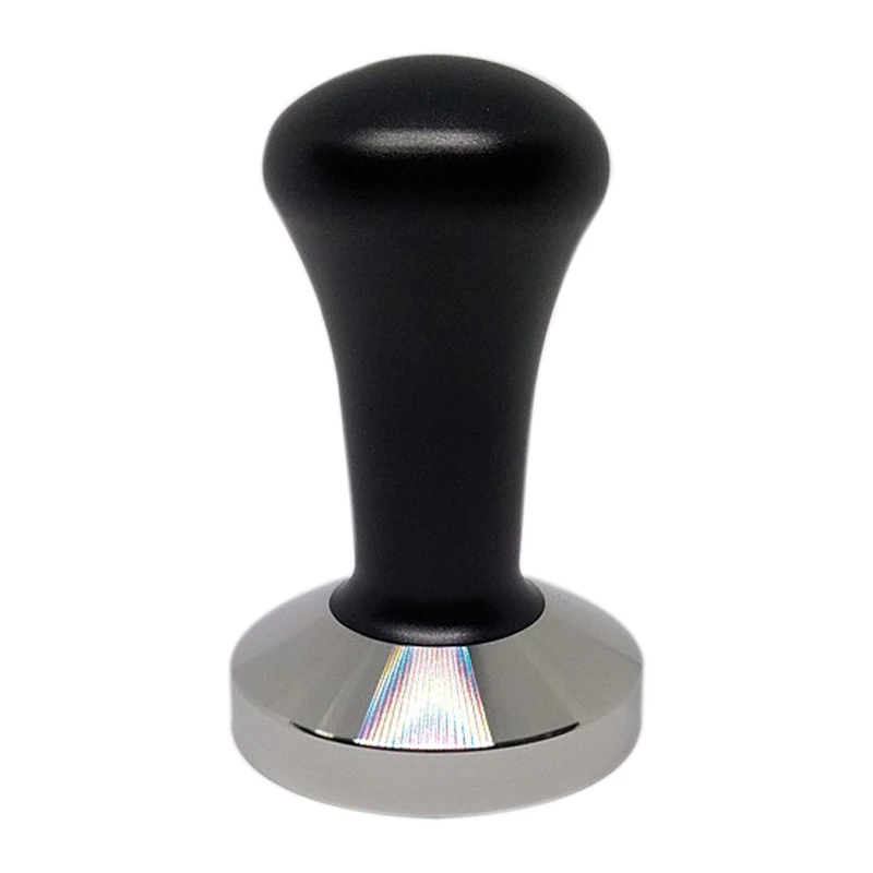 

51 MM Espresso Coffee Tamper Black Coffee Tamper Machine Press Flat Base Barista Accessories Coffee Bean Press