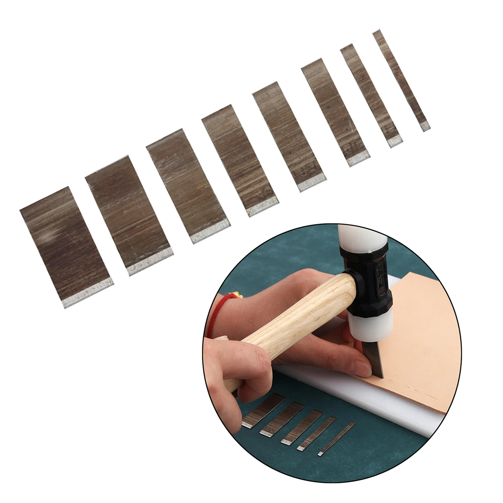 8 шт. стальной кожаный штамповочный резак форма формы шаблон для тиснения