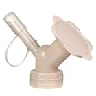 2 в 1 пластиковая насадка для разбрызгивания садовая насадка для душа инструмент для цветочных водосборников бутылка для полива банок разбрызгиватель идеально подходит для семян