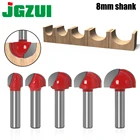 Хвостовик двойной фреза для отделки кромки, 5 шт., для деревянной бухты, карбид вольфрама, деревообрабатывающая Концевая фреза