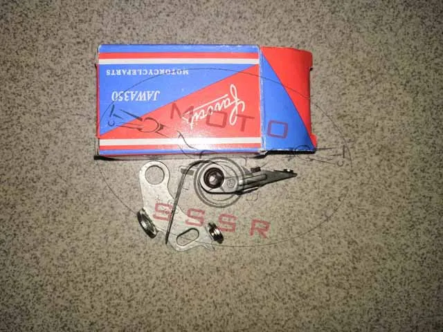 Контакты прерывателя Ява (дорогие) текстолитовые| |