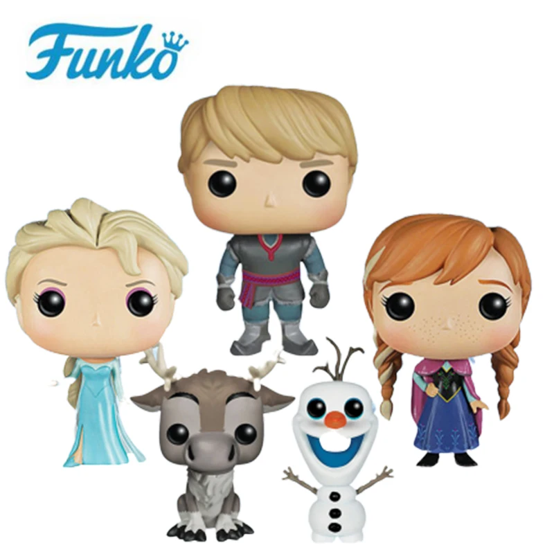 FUNKO POP 5/шт. Экшн игрушка Frozen2 фигурки Модель Криса Туффа оленя снеговика айшана
