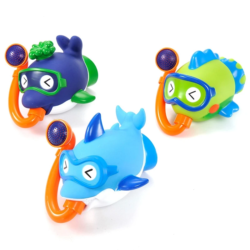 

Baby Bath Shower Head Toy Pump& Trunk Spout Rinser for in Tub or Sink